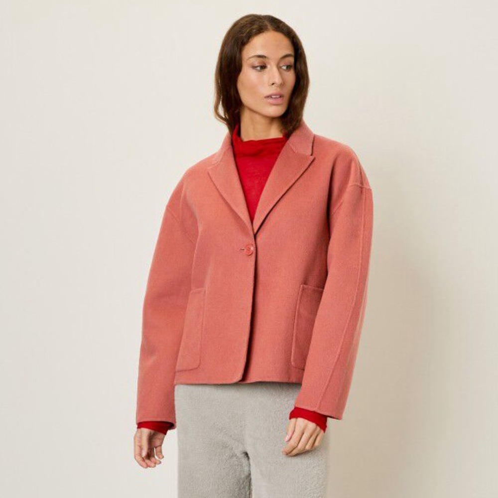 AMERICAN VINTAGE pink Dadoulove wool coat